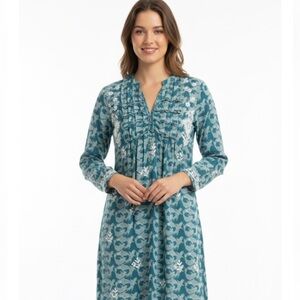 Amaya 100% Silk Tunic Dress